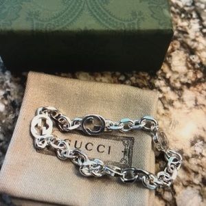 Gucci silver bracelet